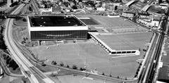 Exterior view of Veterans Memorial Coliseum in Portland Oregon