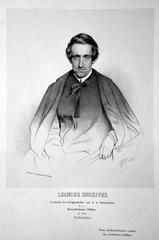 Leander Knoepfer portrait lithograph by Franz Eybl 1840