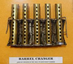 1950s barrel changer display at San Francisco Cable Car Museum
