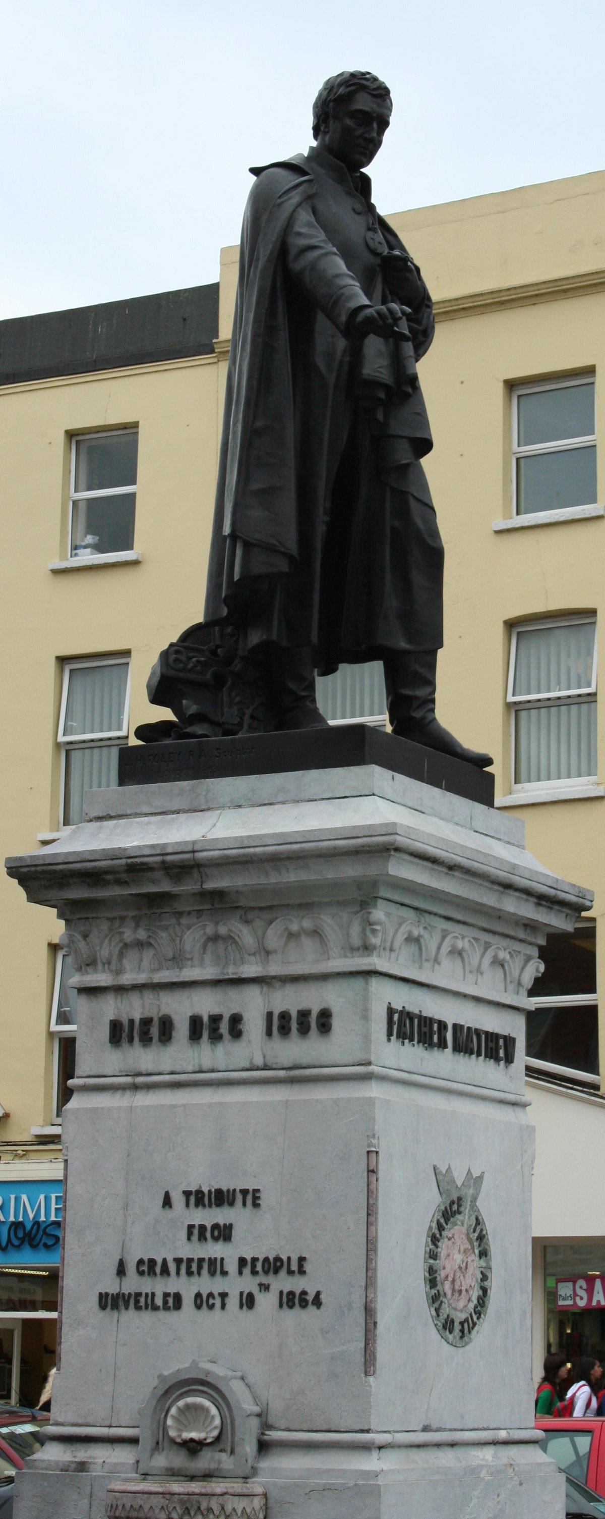 Statue of Fr. Matthew on St. Patrick Street in Cork city