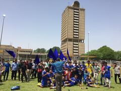 College of Engineering Final Football Match at University of Baghdad