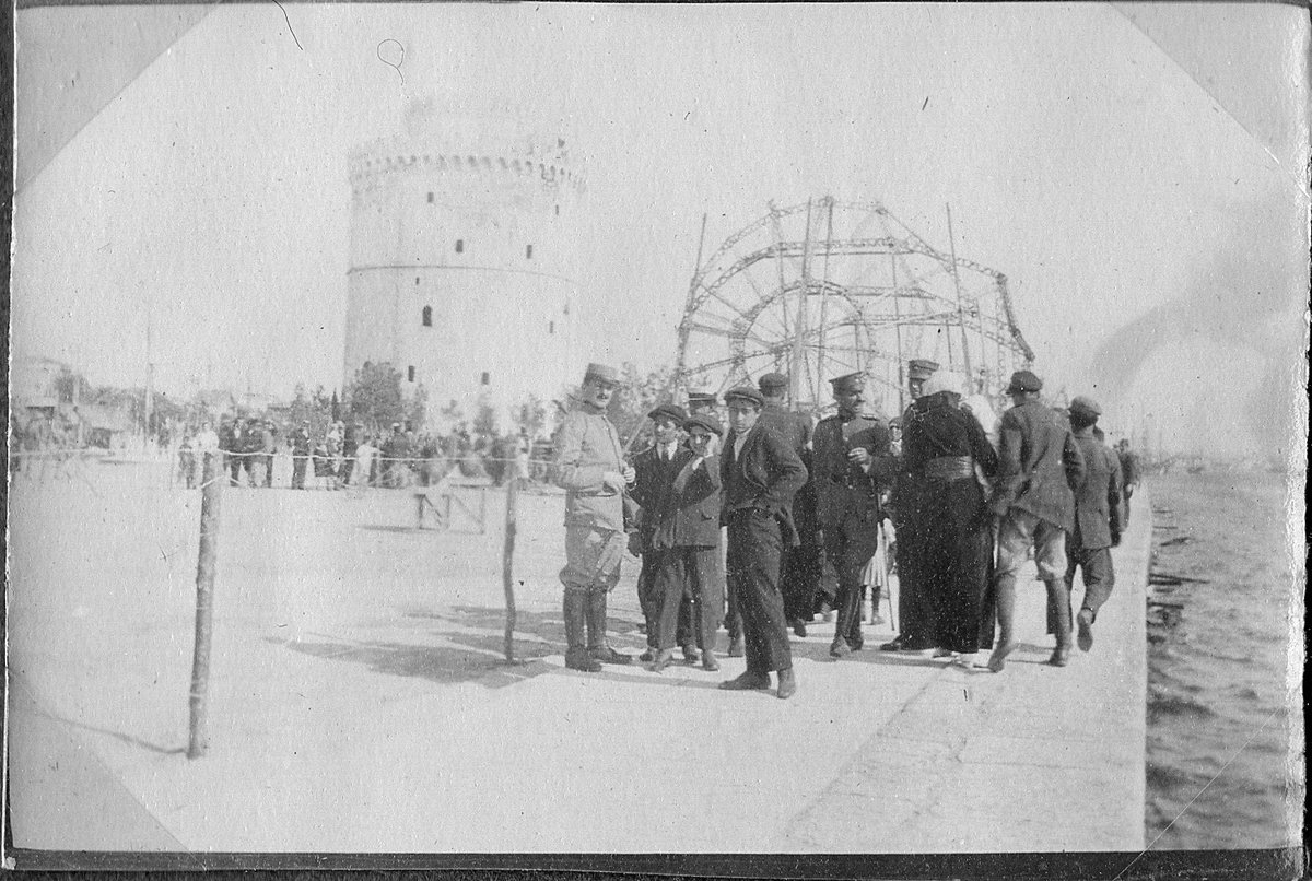Port Salonique during the presence of the French Army of the Orient