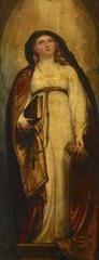 Portrait of Margaret of Anjou in medieval attire painted by Benjamin West