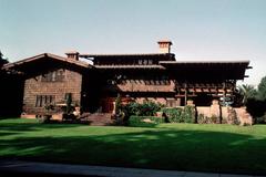 Gamble House in Pasadena, California showcasing California Craftsman design
