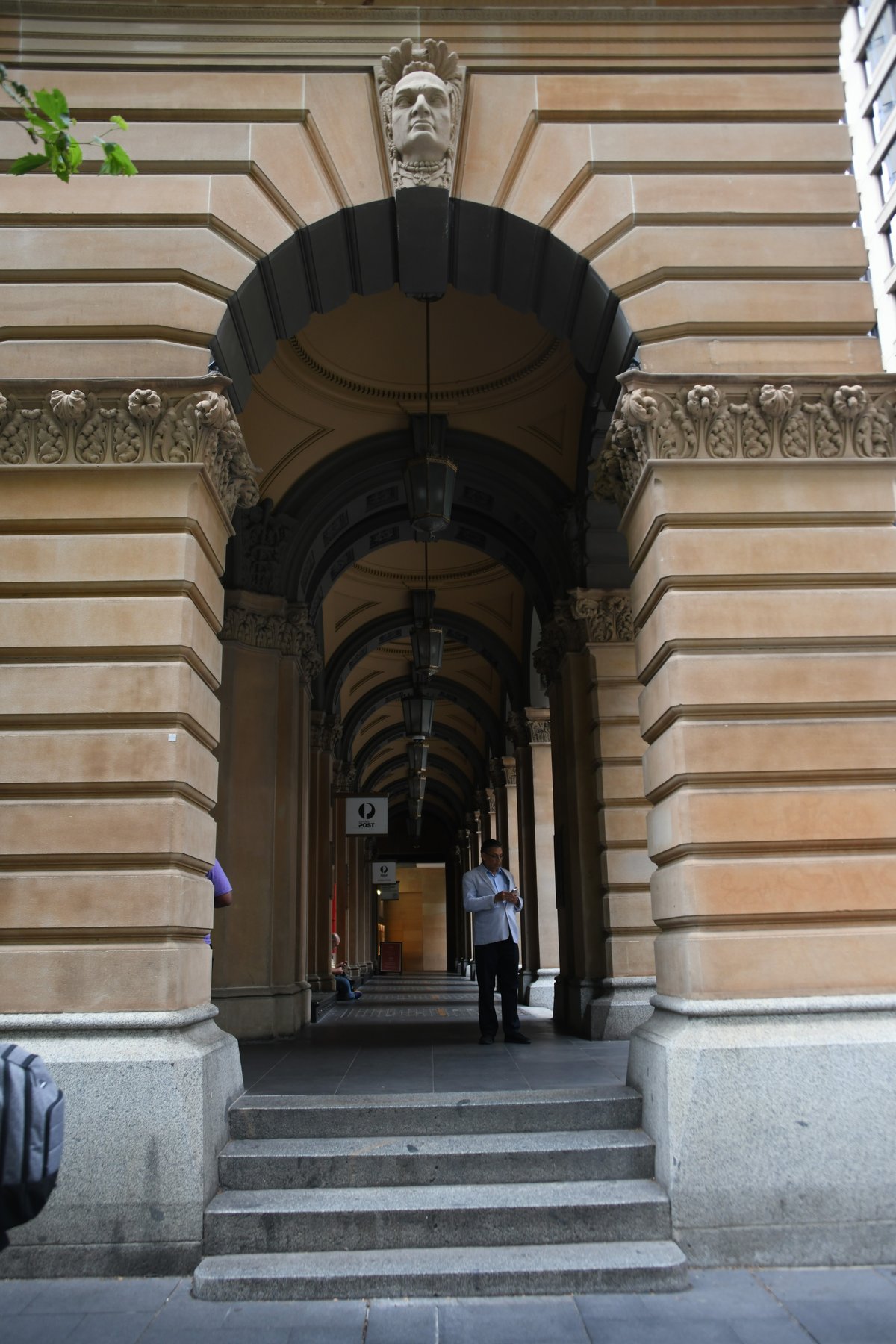 Grand Post Office building in Sydney with clock tower
