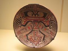 Footed bowl with Crocodile God design from Gran Coclé Tradition AD 850-950