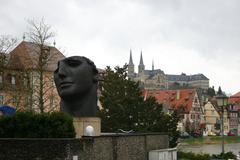 Historic cityscape of Bamberg Germany showcasing traditional architecture along the river