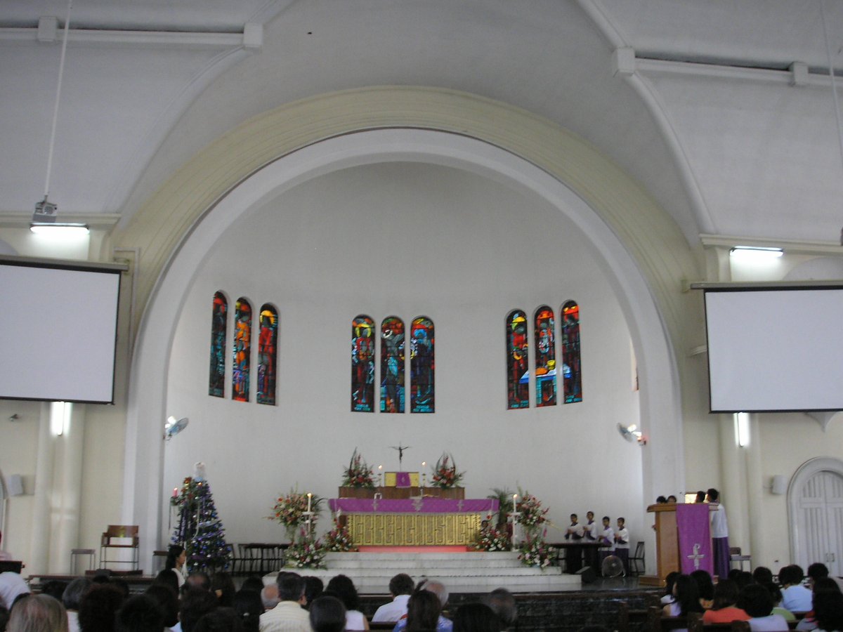 Cathedral of St. John in Kuala Lumpur exterior view