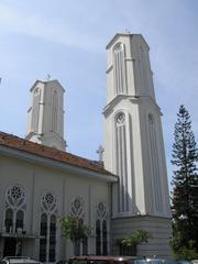 Cathedral of St. John in Kuala Lumpur with clear sky