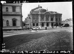 Theater Façade in Geneva with Classic Architectural Design