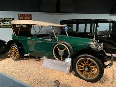 Interior view of Reno Car Museum showcasing a collection of vintage cars
