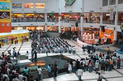 U.S. Navy Showband performing at Manila's Glorietta Mall during USNS Mercy humanitarian deployment in 2006