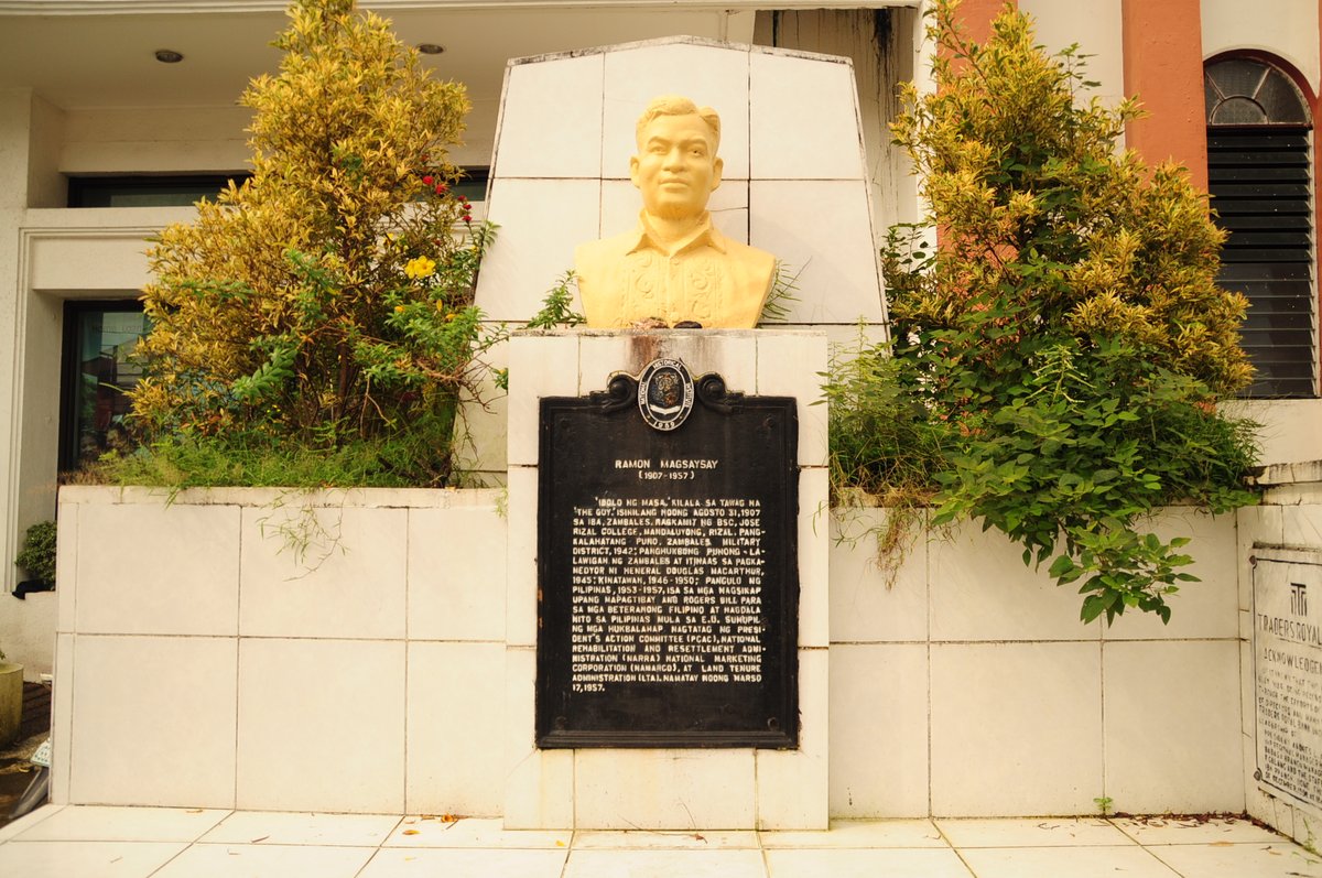 Ramon Magsaysay Historical Marker in Castillejos, Philippines