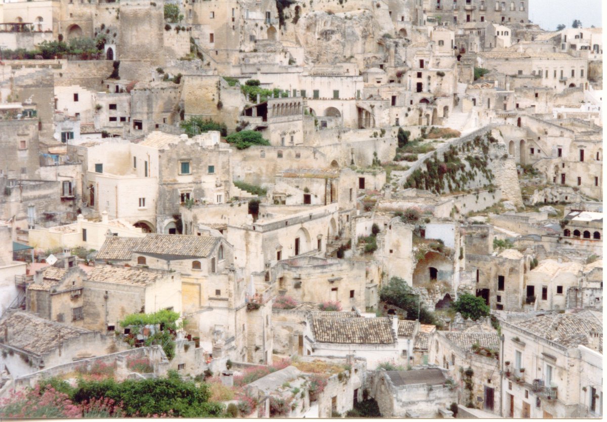 The Sassi and the Park of the Rupestrian Churches of Matera in Italy