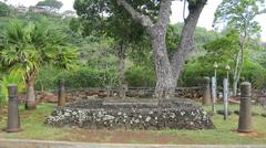Grave of John Young at the Royal Mausoleum of Hawaii in Honolulu