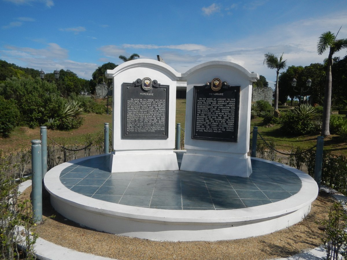 Hour of the Great Rescue sundial and memorial museum at Camp Pangatian Memorial Shrine in Cabanatuan City honoring WWII heroes