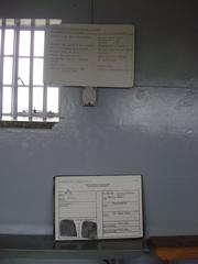 Prisoner card of Billy Nair displayed at Robben Island Museum