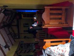 Couple dining at a traditional Peruvian restaurant near Cusco town center