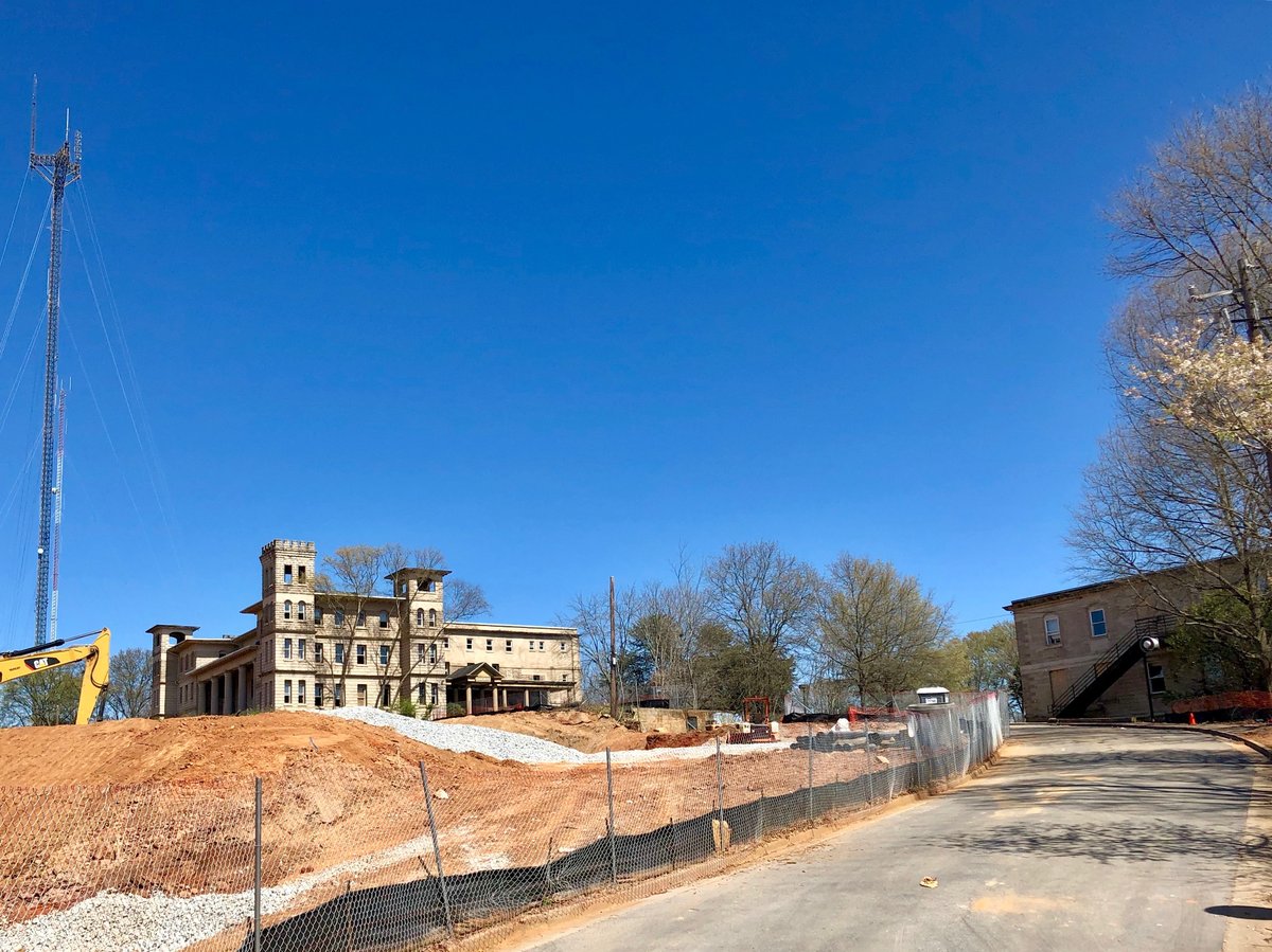 View of Atlanta Stockade in Grant Park, Atlanta, Georgia