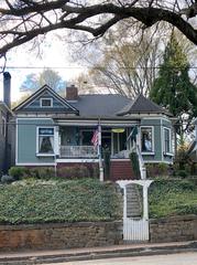 Grant Park in Atlanta with Cherokee Avenue and historic buildings