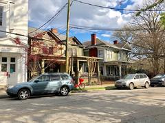 Grant Park in Atlanta with Cherokee Avenue and residential houses