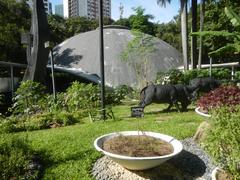 Ayala Center with Greenbelt and Santo Niño de Paz Chapel in Makati Central Business District