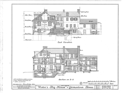 Historic Grumblethorpe house at 5267 Germantown Avenue in Philadelphia