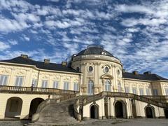 Schloss Solitude exterior view with historical architecture