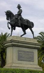 Statue of John Hope 1st Marquess of Linlithgow in Kings Domain Melbourne
