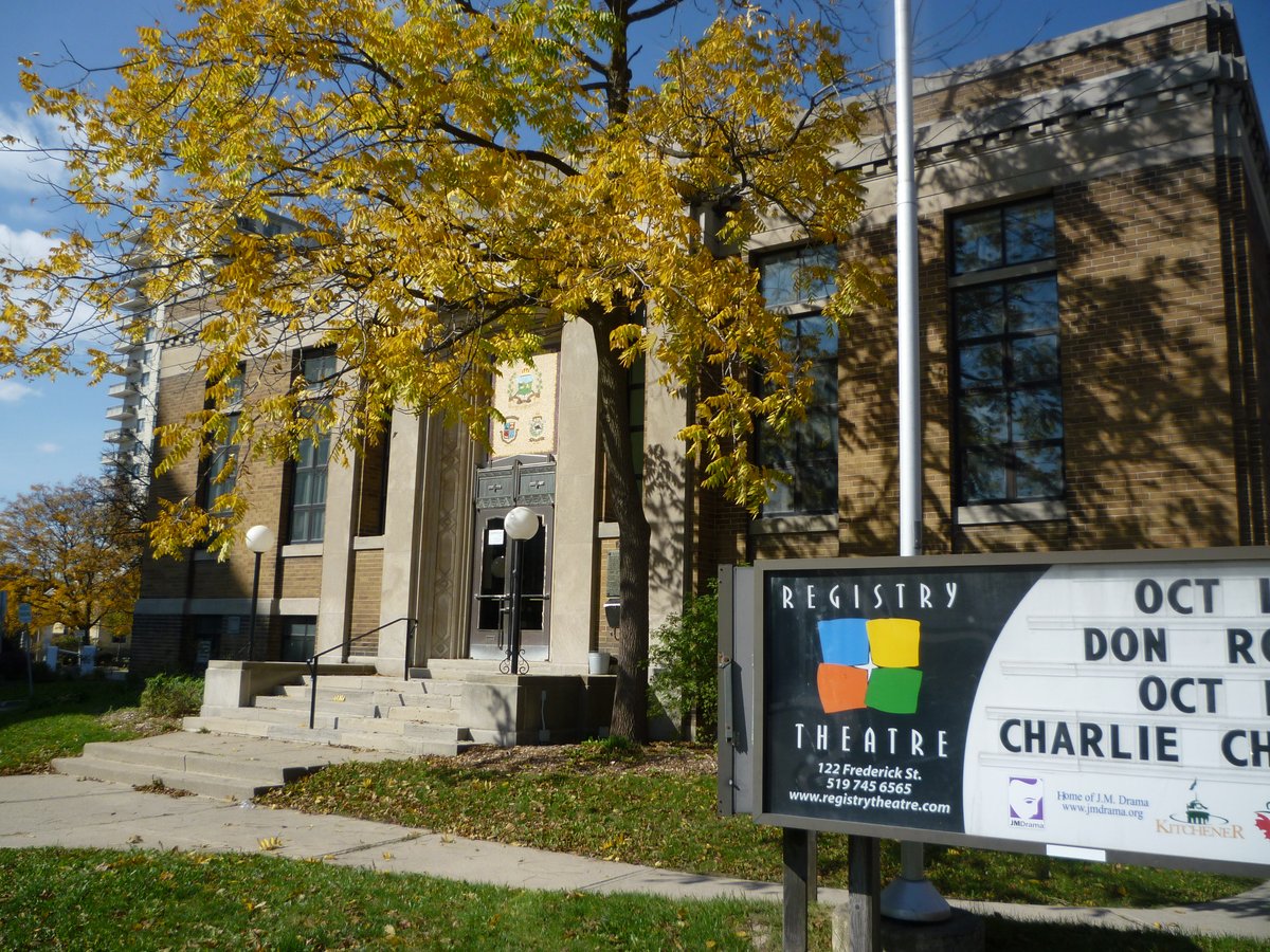 The Registry Theatre in Kitchener Canada exterior view