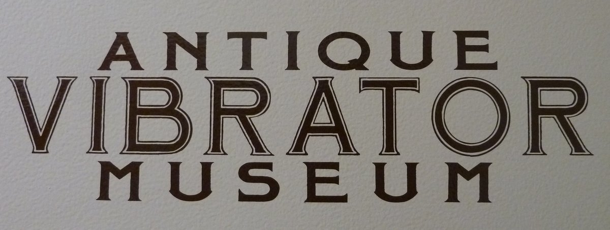 Antique Vibrator Museum sign at Good Vibrations store San Francisco