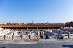 East view of the Hall of Central Harmony in the Forbidden City
