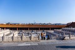 View east of the Hall of Central Harmony in the Forbidden City
