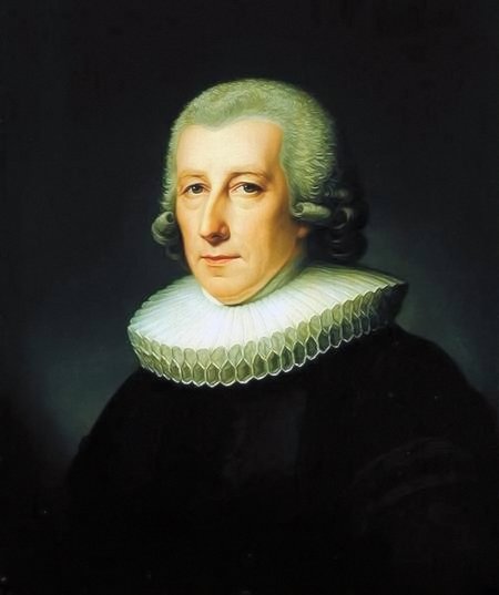 Portrait of Hamburg pastor Bernhard Klefeker from late 18th to early 19th century