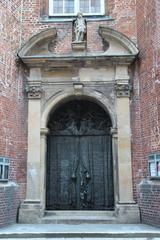 Main entrance of St. Jacobi Church in Hamburg