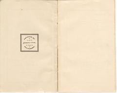 1882 catalog cover of 'Hampton' Herd of registered Jersey cows and bulls with handwritten notes by Helen Stewart West Ridgely