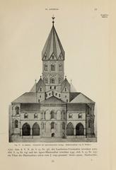 Historic book from Die Kunstdenkmäler der Rheinprovinz series about church monuments in Cologne from 1911