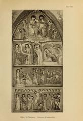 Historic book cover of Die Kunstdenkmäler der Stadt Köln Volume 6, Section 4, featuring church monuments in Cologne including St. Alban, St. Andreas, and Antoniterkirche from 1911