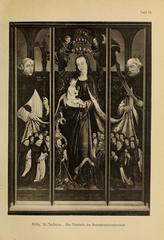 Cover page of the book Die Kunstdenkmäler der Stadt Köln Band 6 Abt 4 featuring church monuments of Cologne from 1911