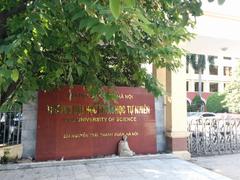 VNU University of Science building exterior shot from the street