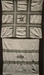 Traditional Engwiller basket towels with decorative folk embroidery
