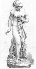 Statue of Musidora at Marlborough House, showcasing graceful erotic form