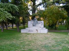 Monument to Cesare Lombroso in Giardini Cesare Lombroso, Verona, Italy