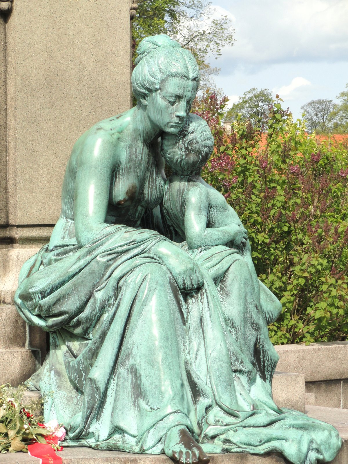 Memorial statue to Princess Marie of Orléans in Langelinie, Copenhagen