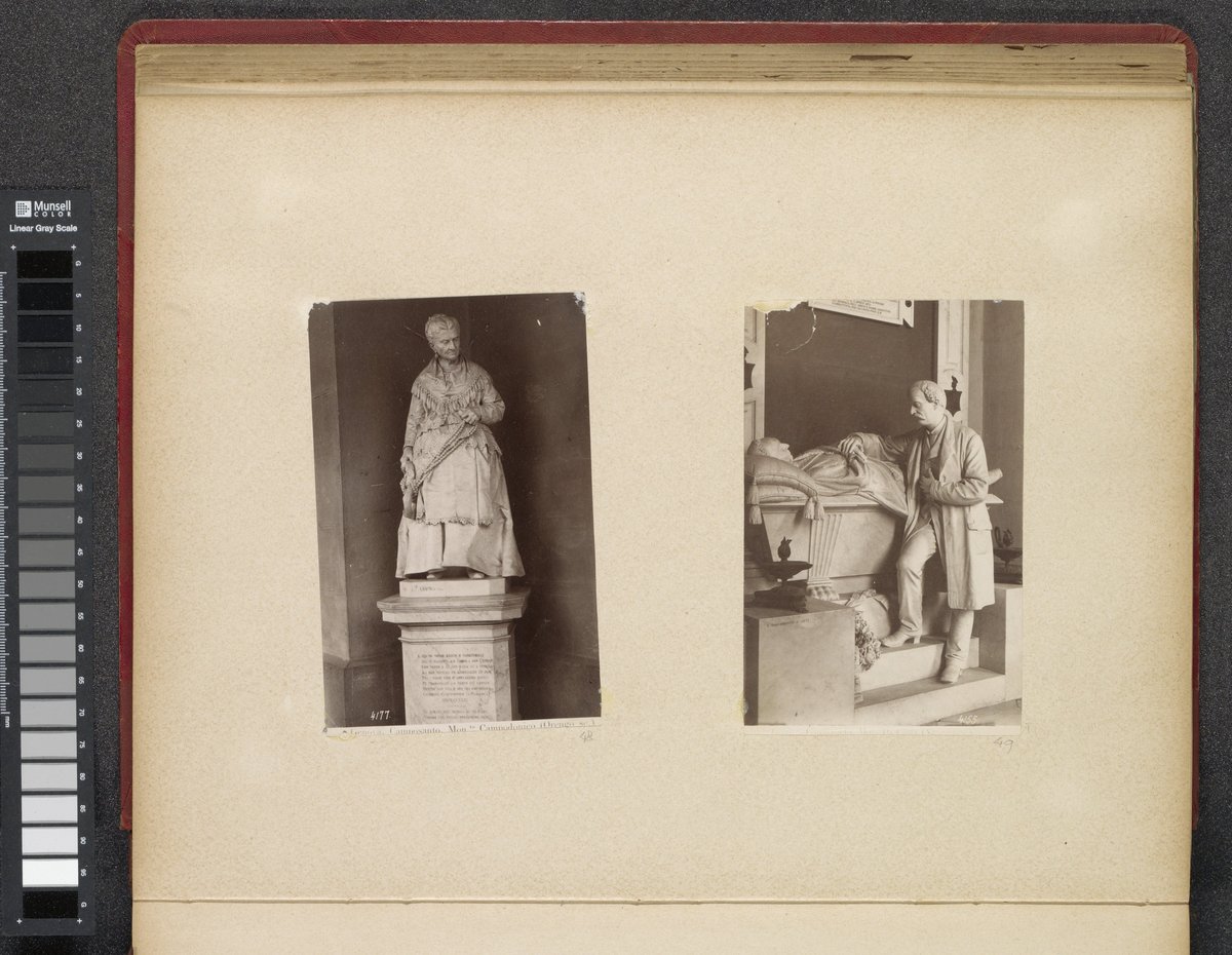 Monumento Campodonico at Camposanto cemetery in Genova by Alfred Noack