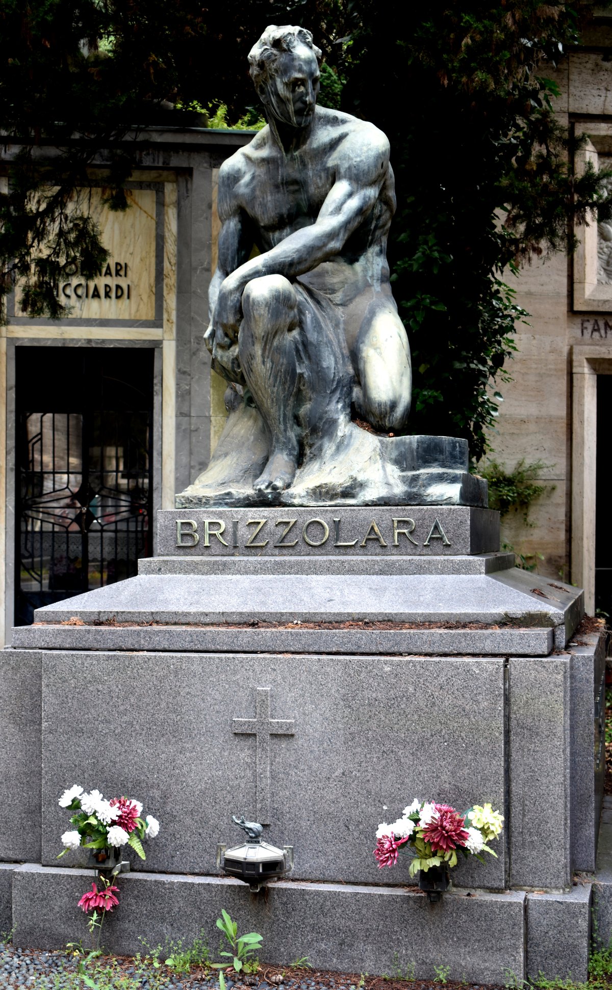 Monument of Prof. Luigi Brizzolara at Staglieno Cemetery