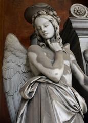 Bracelli Spinola grave sculpture by Santo Varni at Staglieno Cemetery