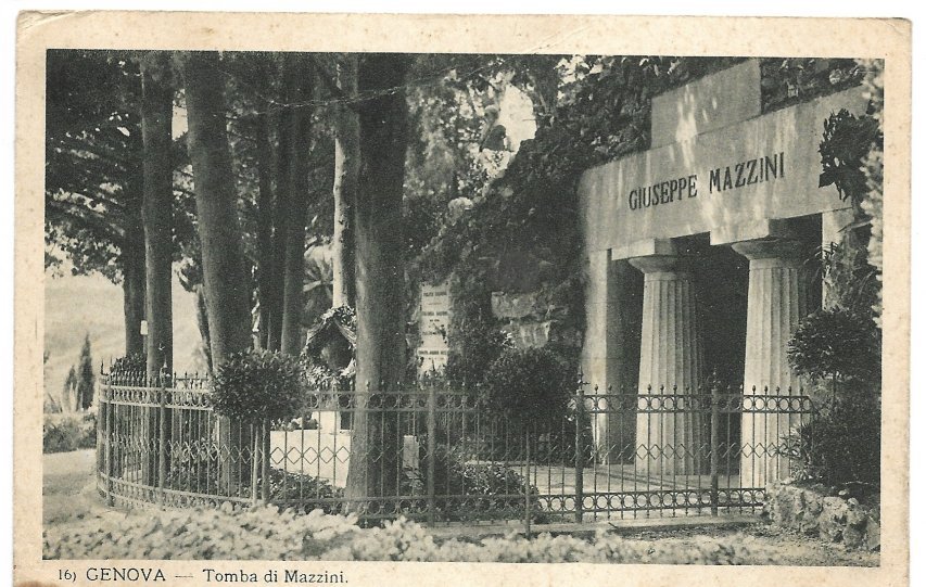 Mausoleum of Giuseppe Mazzini in Genoa
