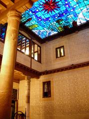 View of Palacio Azpiroz, historic building in Segovia, Spain