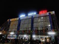 Hatia railway station in Ranchi with multiple platforms and trains